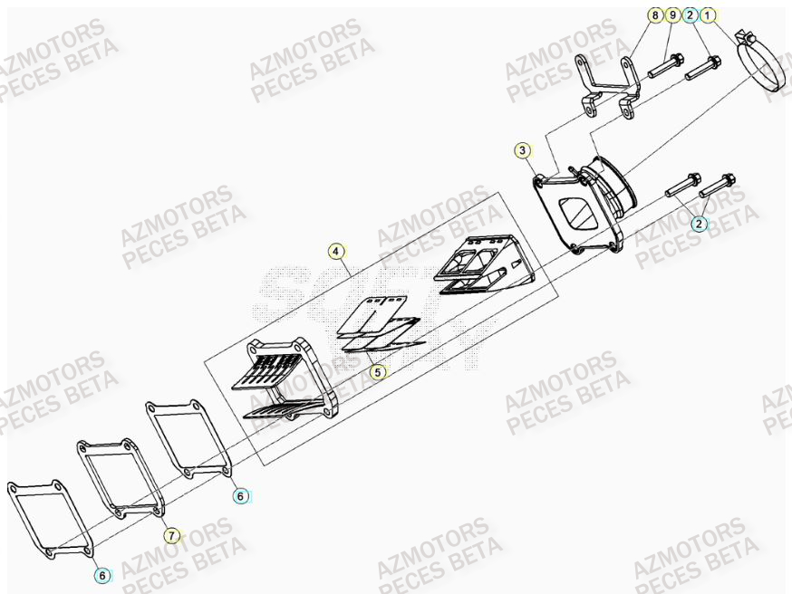 Admission BETA Pieces BETA RR XTRAINER 300 2T - (2023)