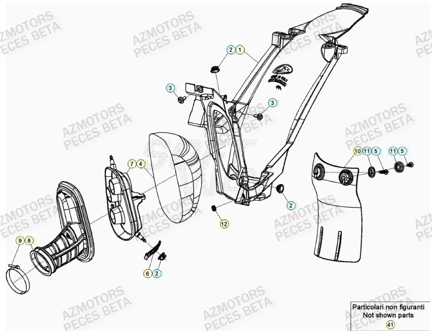 Filtre A Air BETA Pieces BETA RR XTRAINER 300 2T - (2023) 
