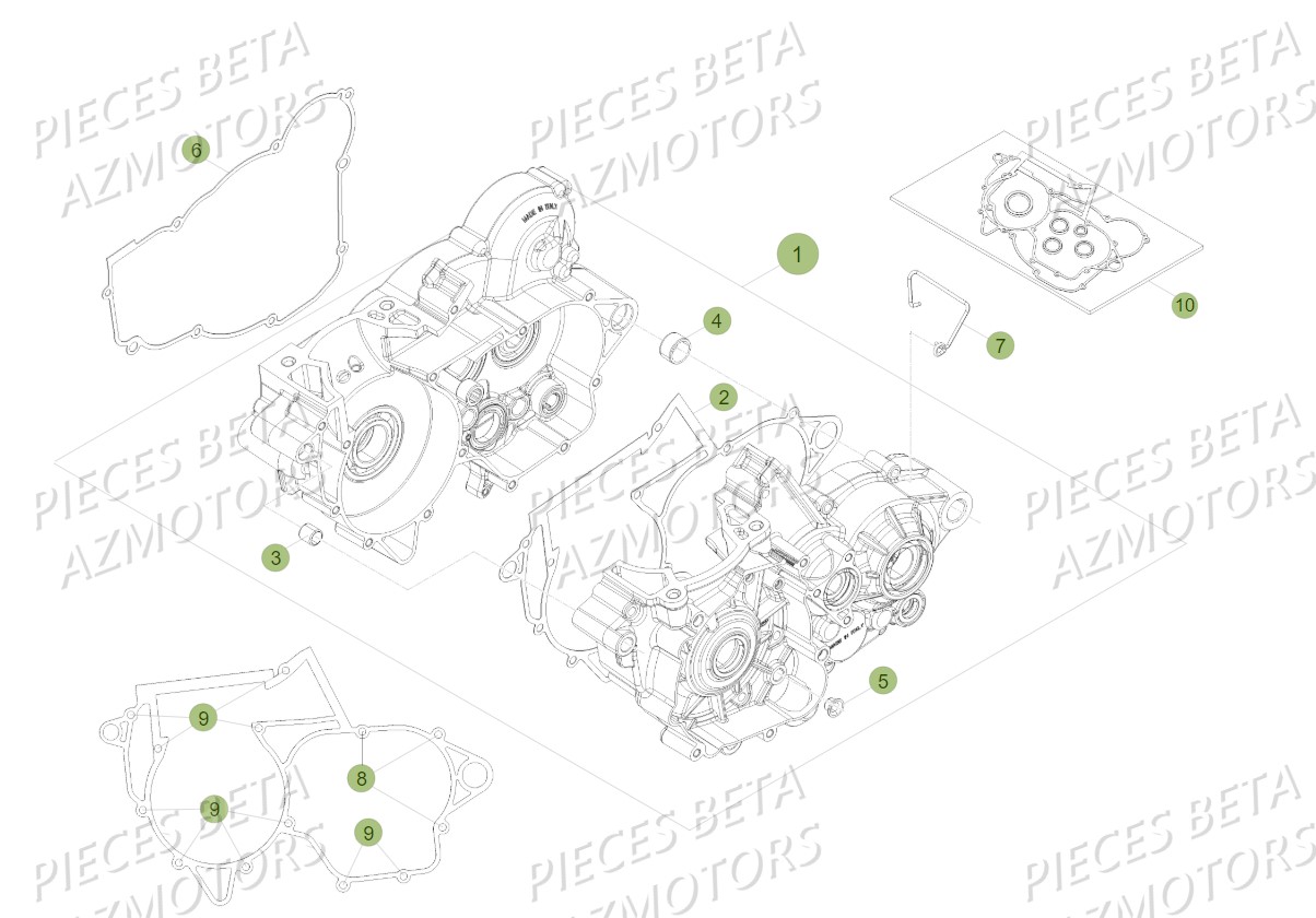 Carter Embrayage BETA Pièces BETA RR XTRAINER 300 2T - (2018)