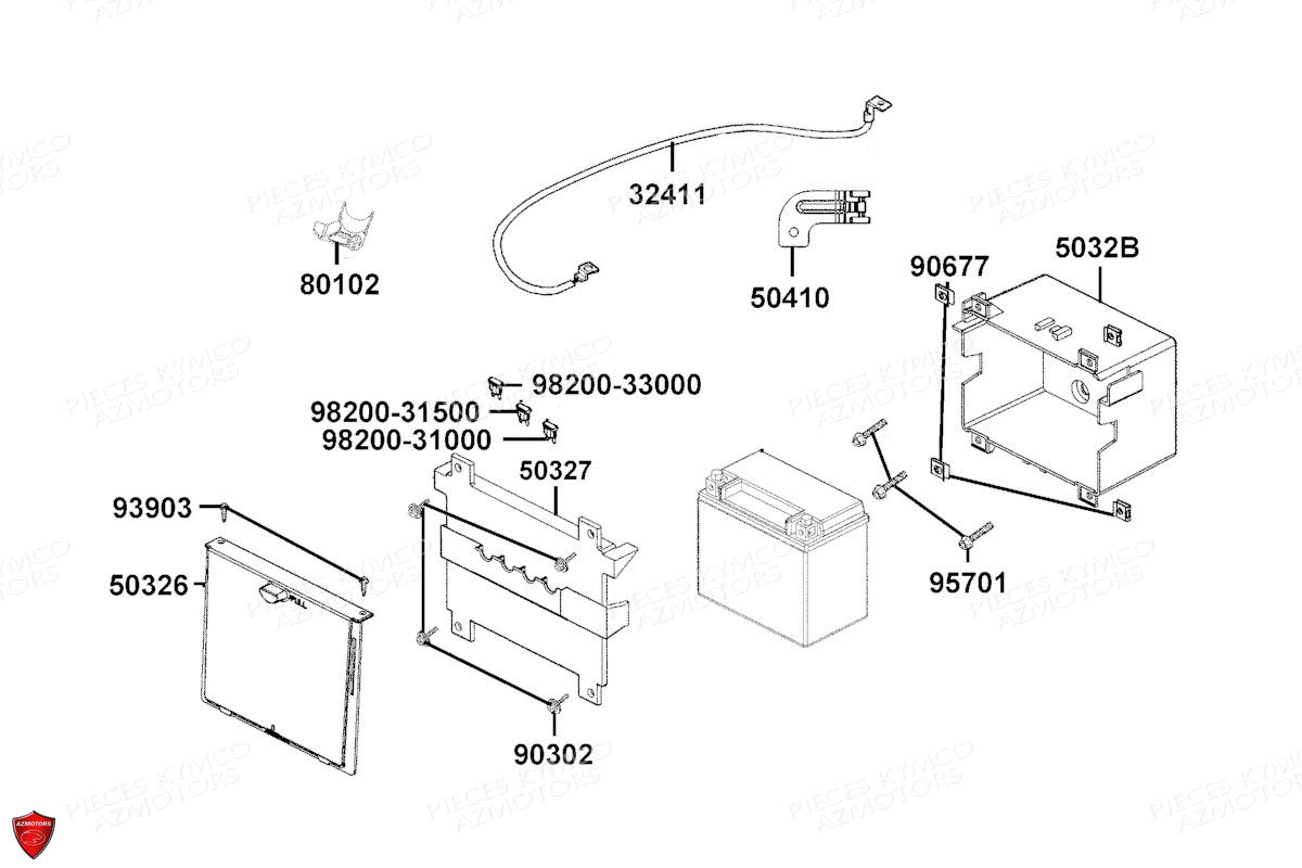 BATTERIE pour X TOWN 125 CBS EURO 5