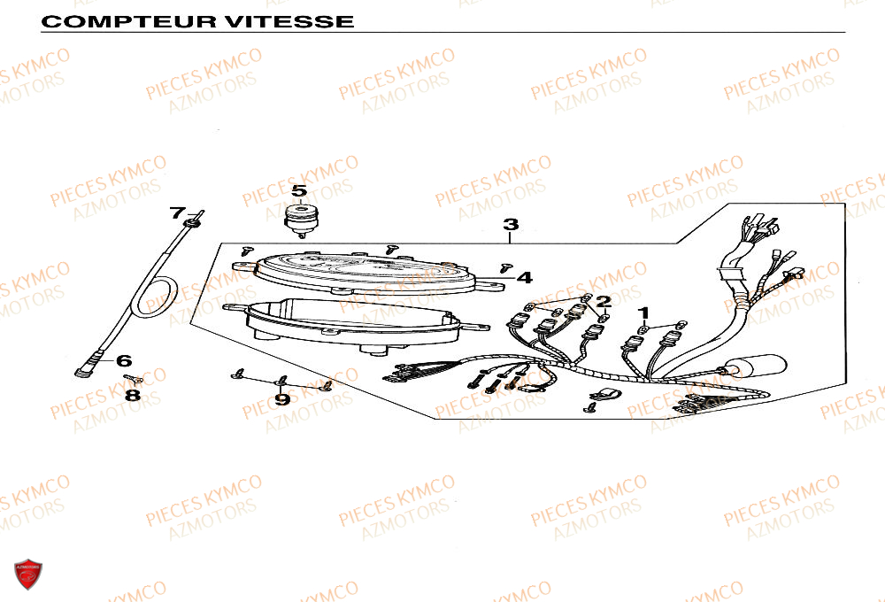 COMPTEUR pour YUP-50-2T