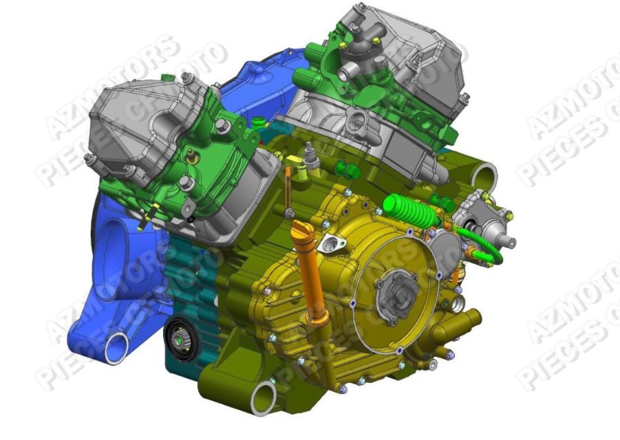 Moteur CFMOTO Pièces Origine CFMOTO ZFORCE 1000 EPS (2020)