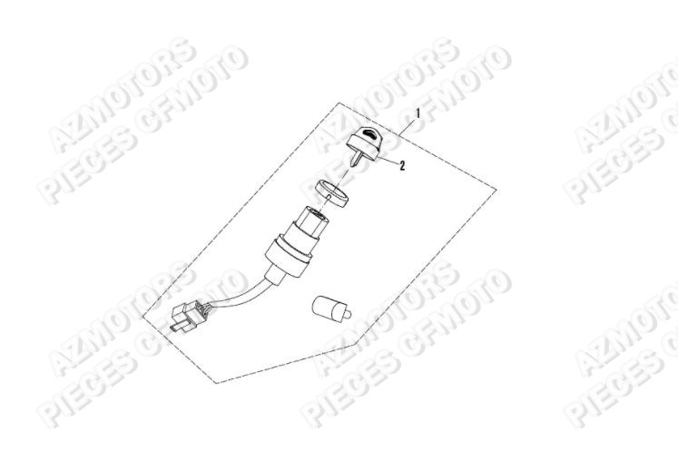 SERRURE CFMOTO ZFORCE 1000 2020