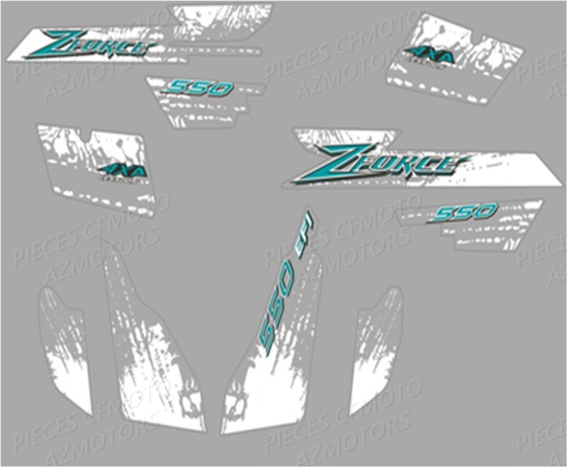 STICKERS CFMOTO ZFORCE 550