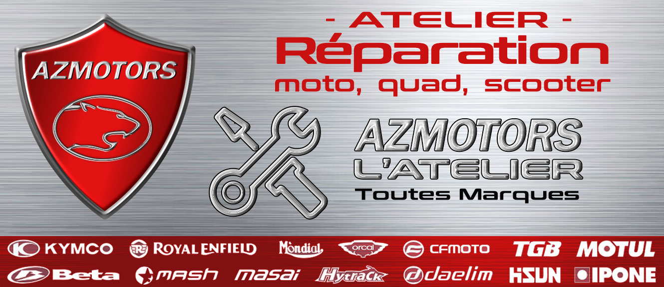 Nos magasins AZMOTORS distributeur grande marque KYMCO BETA HYTRACK